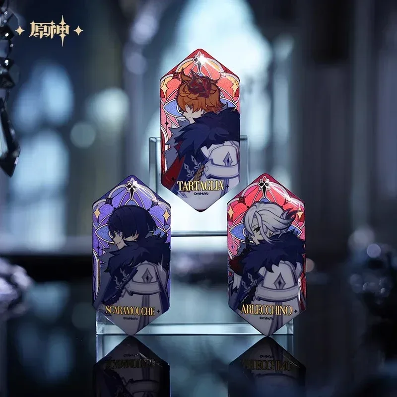 Genshin Impact Fatui Harbingers Series Frost and Flame Series Badge Mystery Box - Image 3