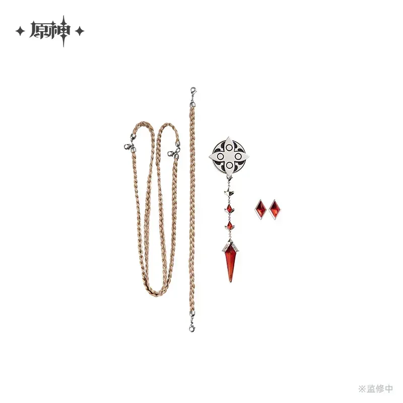 Genshin Impact Fatui Harbingers Series Frost and Flame Series Brooch Set - Image 11