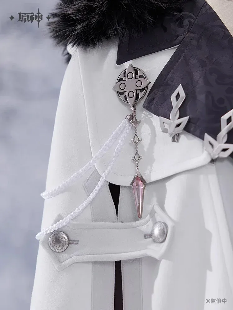 Genshin Impact Fatui Harbingers Series Frost and Flame Series Brooch Set - Image 2