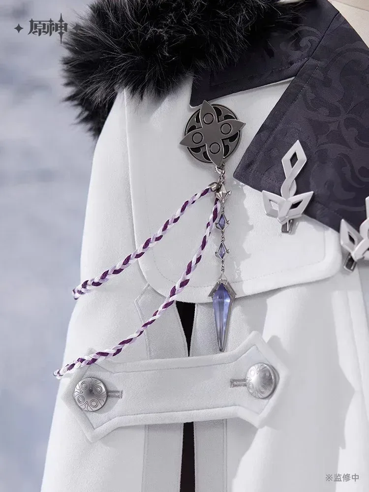 Genshin Impact Fatui Harbingers Series Frost and Flame Series Brooch Set - Image 3