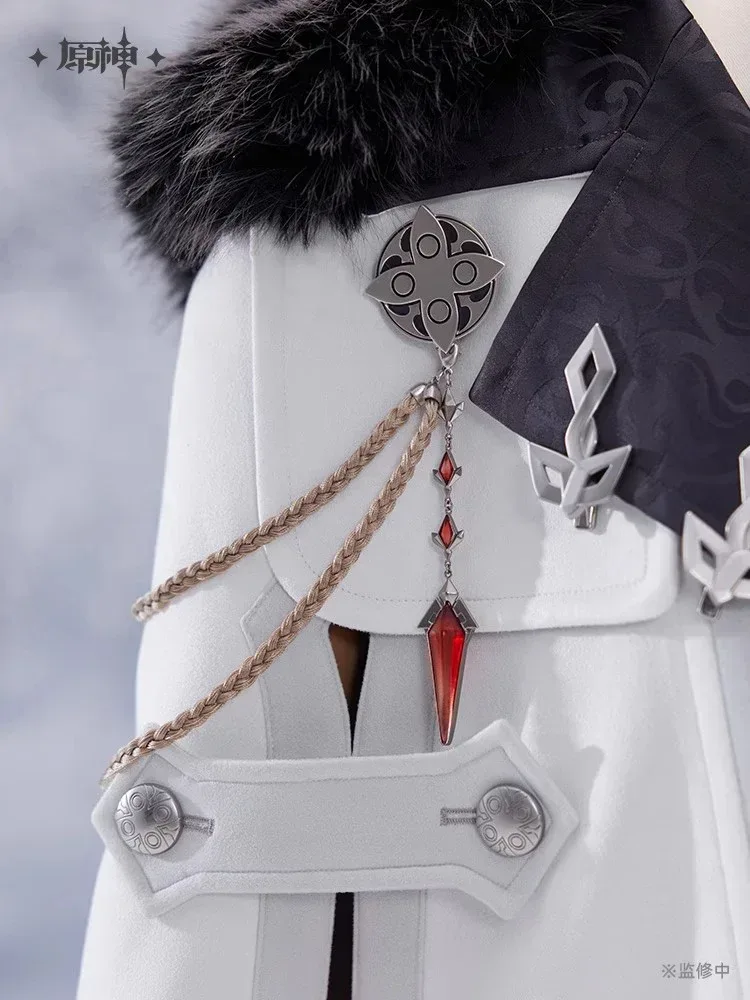 Genshin Impact Fatui Harbingers Series Frost and Flame Series Brooch Set - Image 4