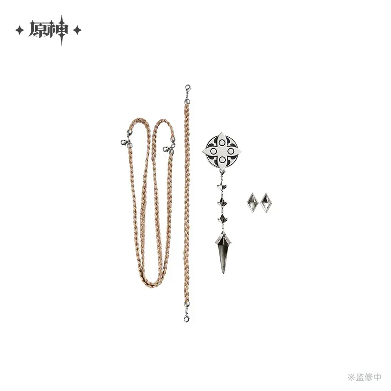 Genshin Impact Fatui Harbingers Series Frost and Flame Series Brooch Set - Image 7