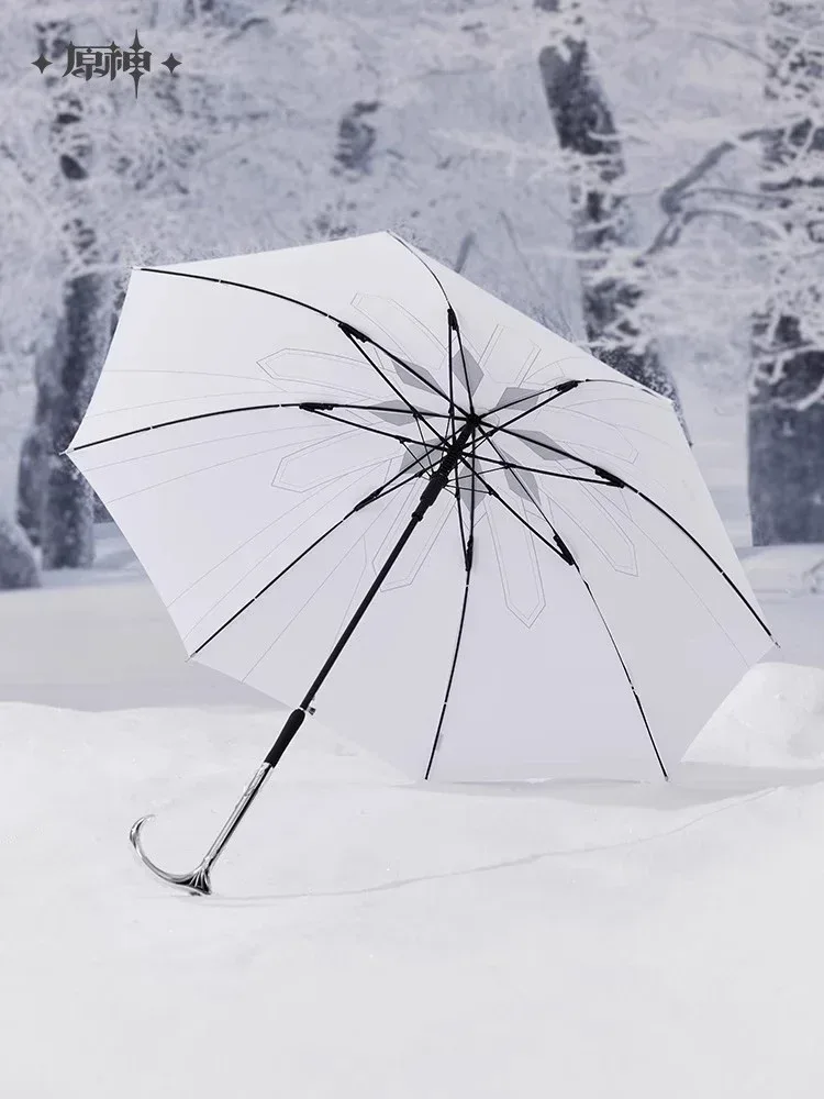 Genshin Impact Fatui Harbingers Series Frost and Flame Series Long Handled Umbrella - Image 2