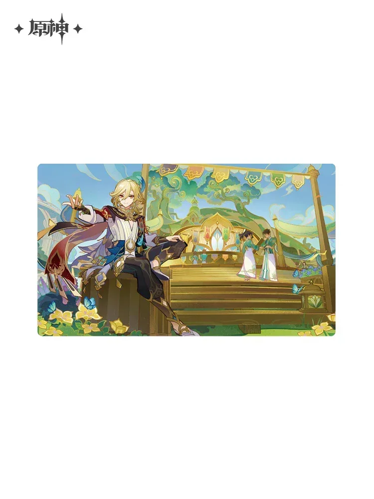 Genshin Impact Floating World Under the Moonlight Series Raster Postcard Set - Image 2