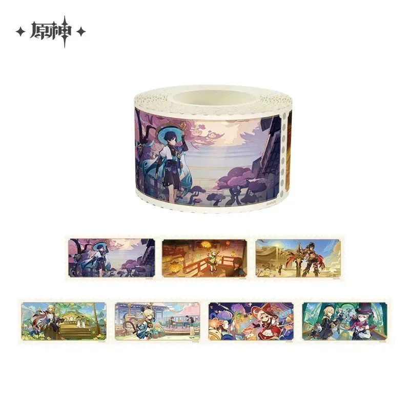 Genshin Impact Floating World Under the Moonlight Series Washi Tape - Image 4
