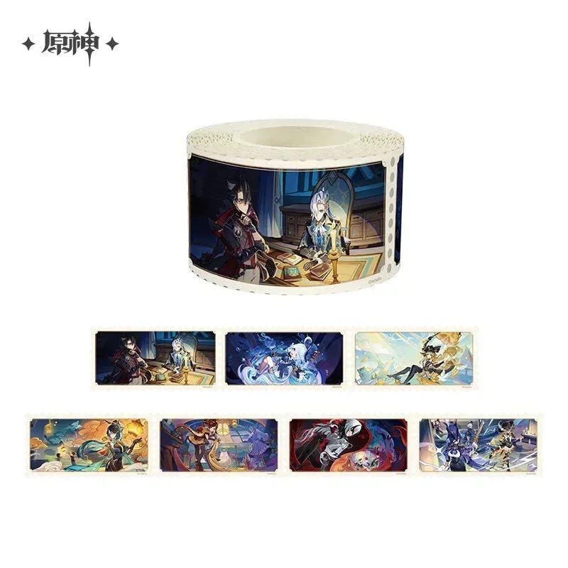 Genshin Impact Floating World Under the Moonlight Series Washi Tape - Image 5