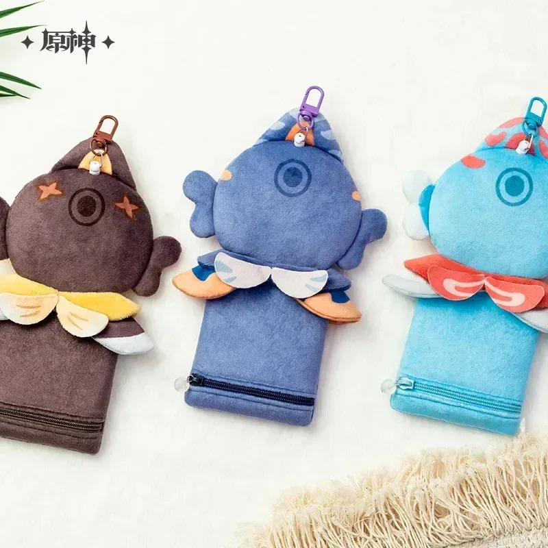 Genshin Impact Fontemer Series Bubbler Seahorse Plush Card Holder - Image 2