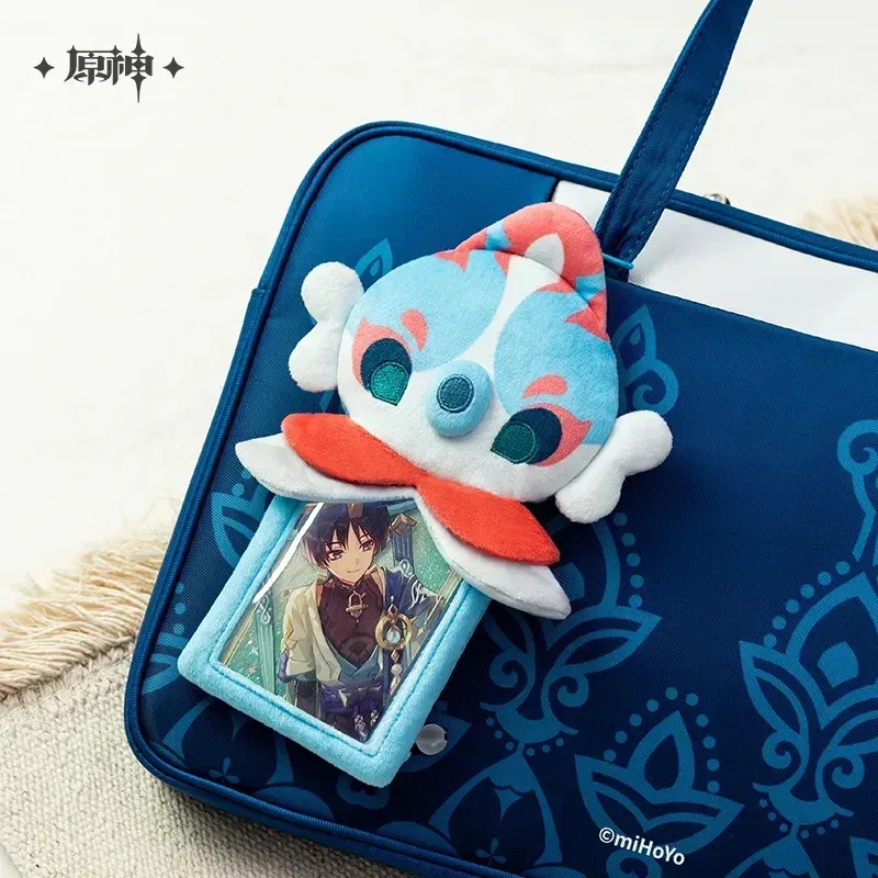 Genshin Impact Fontemer Series Bubbler Seahorse Plush Card Holder - Image 5