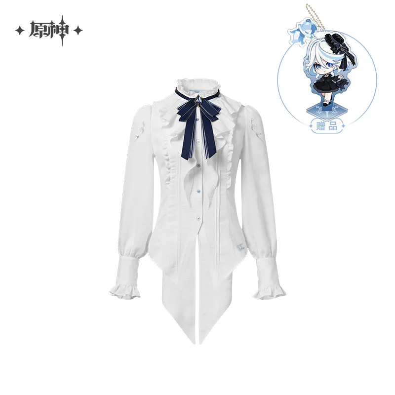 Genshin Impact Furina Impression Series Long-Sleeve Waisted Blouse - Image 10