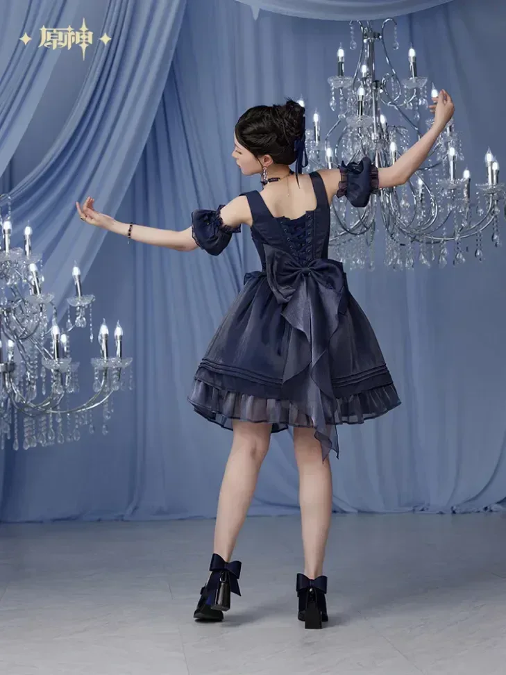 Genshin Impact Furina Theme Impression Series Fish Bone Dress - Image 3