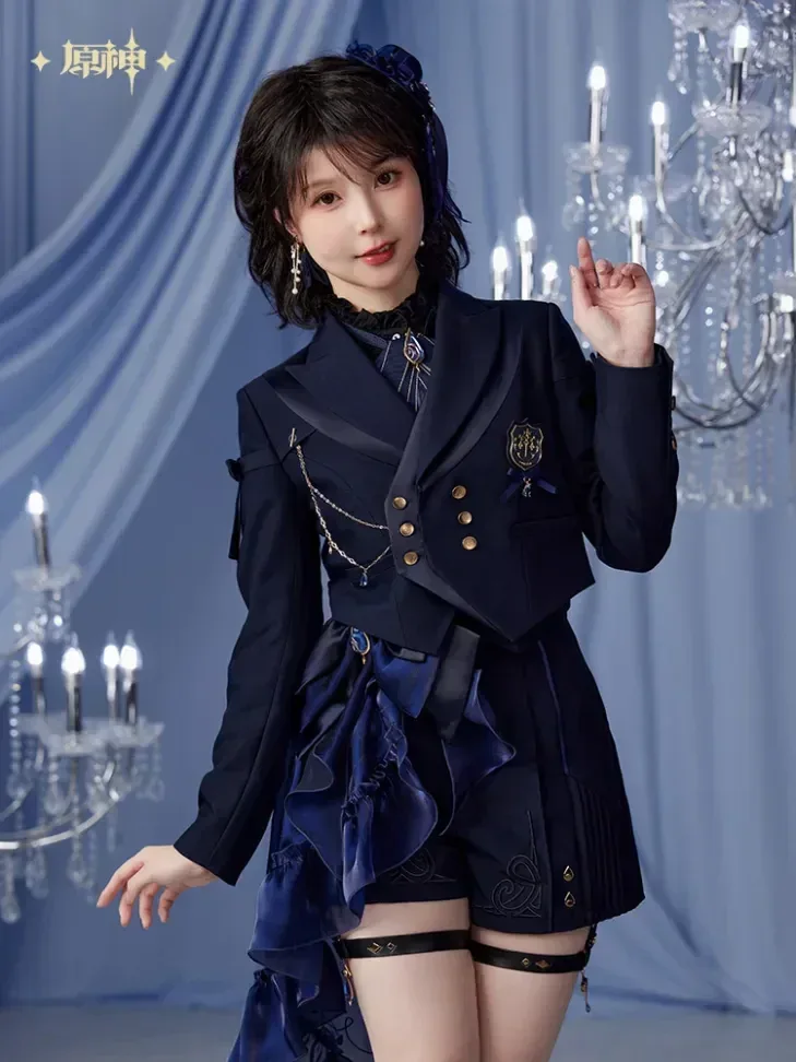 Genshin Impact Furina Theme Impression Series Short Uniform Jacket - Image 2