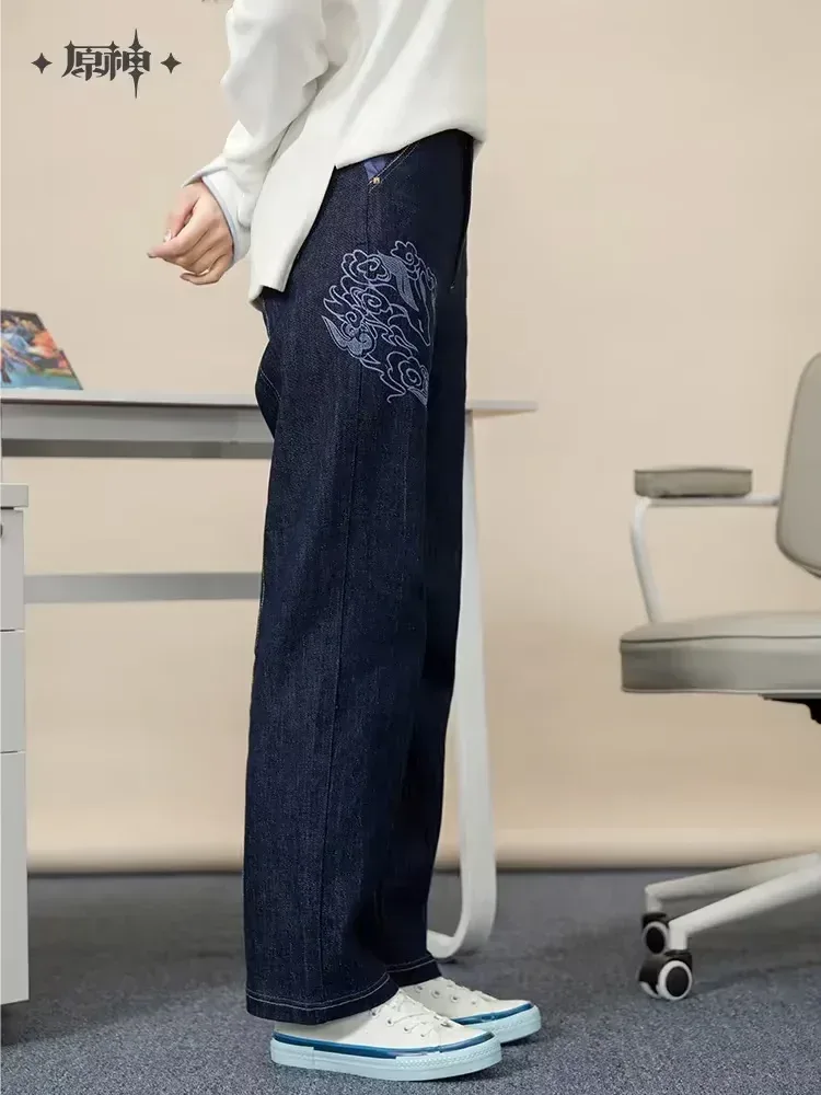 Genshin Impact Ganyu Impression Series Jeans - Image 3