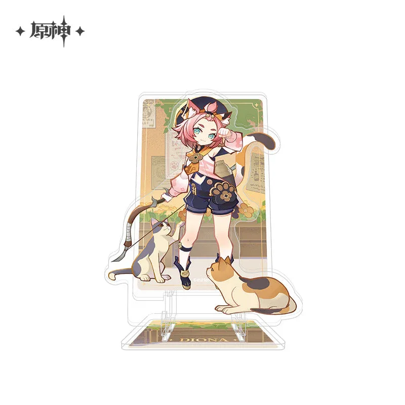Genshin Impact Genius Invokation TCG Acrylic Mobile Phone Holder - Image 3