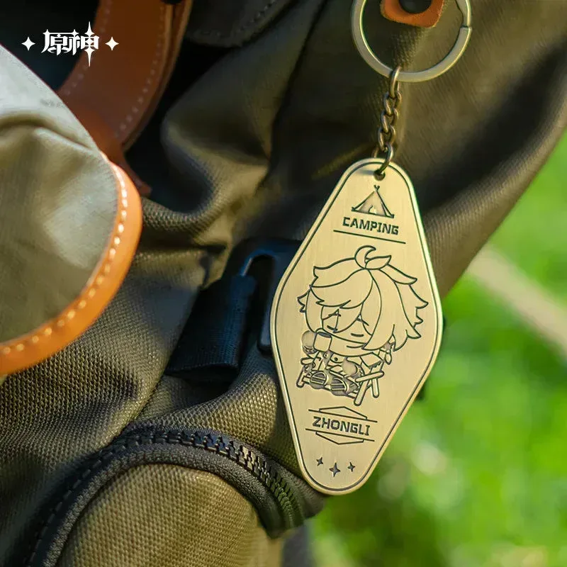 Genshin Impact Go Camping Series Metal Pendant - Image 3