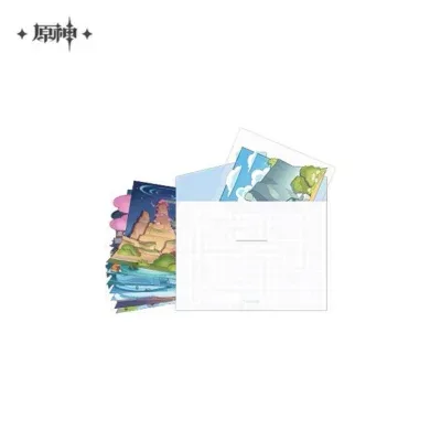 Genshin Impact Shanghai FES 2023 Set of 8 Clear Postcard (Not For Sale) - Image 2