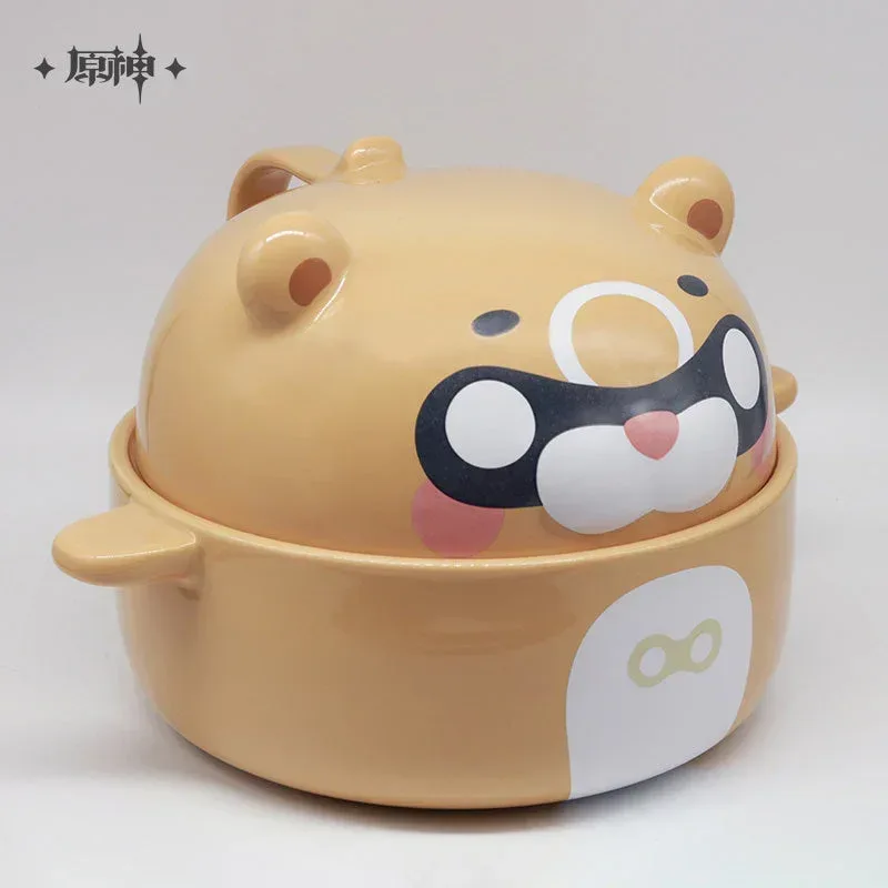 Genshin Impact Guoba Individual Size Ceramic Ramen Bowl - Image 3