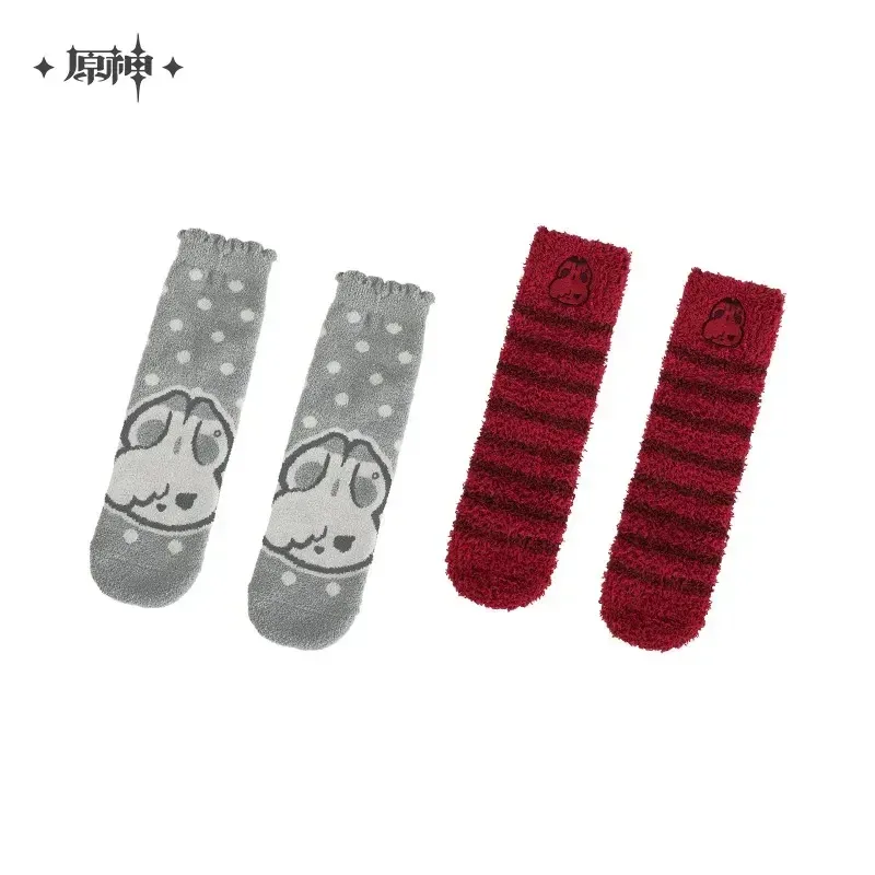Genshin Impact House of the Hearth Winter Series Plush House Socks (2 Pairs) - Image 12