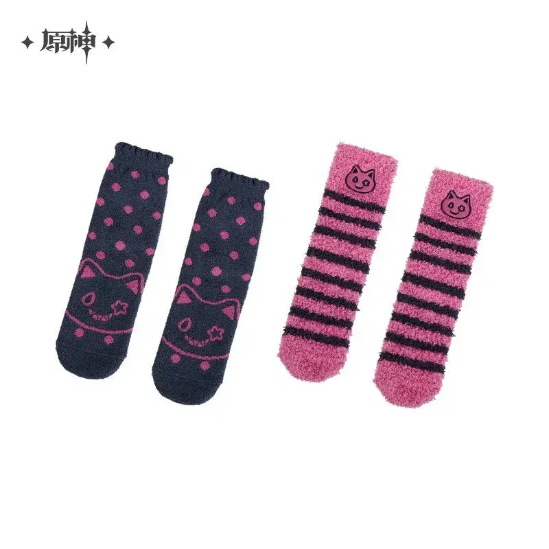 Genshin Impact House of the Hearth Winter Series Plush House Socks (2 Pairs) - Image 5