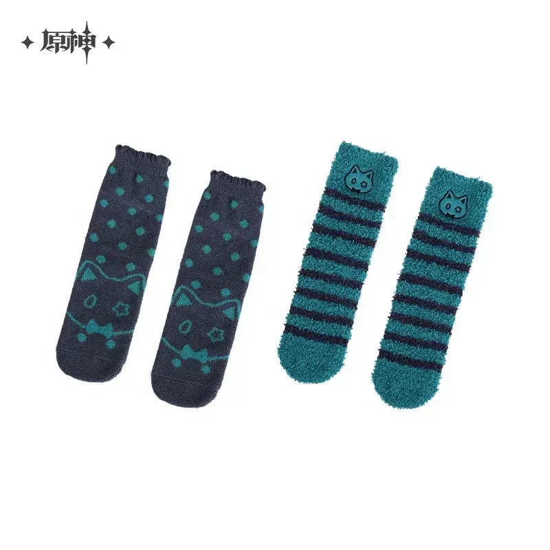 Genshin Impact House of the Hearth Winter Series Plush House Socks (2 Pairs) - Image 6