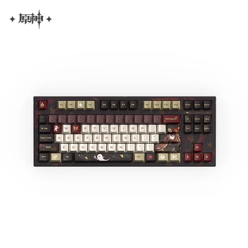 Genshin Impact Hutao Fragrance in Thaw Ver. Mechanical Keyboard - Image 2