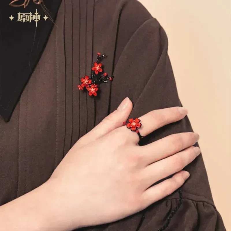 Genshin Impact Hutao Theme Impression Series Brooch - Image 6