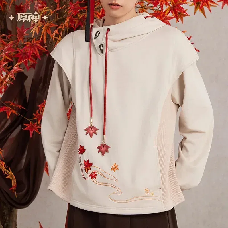 Genshin Impact Kaedehara Kazuha Theme Impression Series Hooded Sweatshirt - Image 2