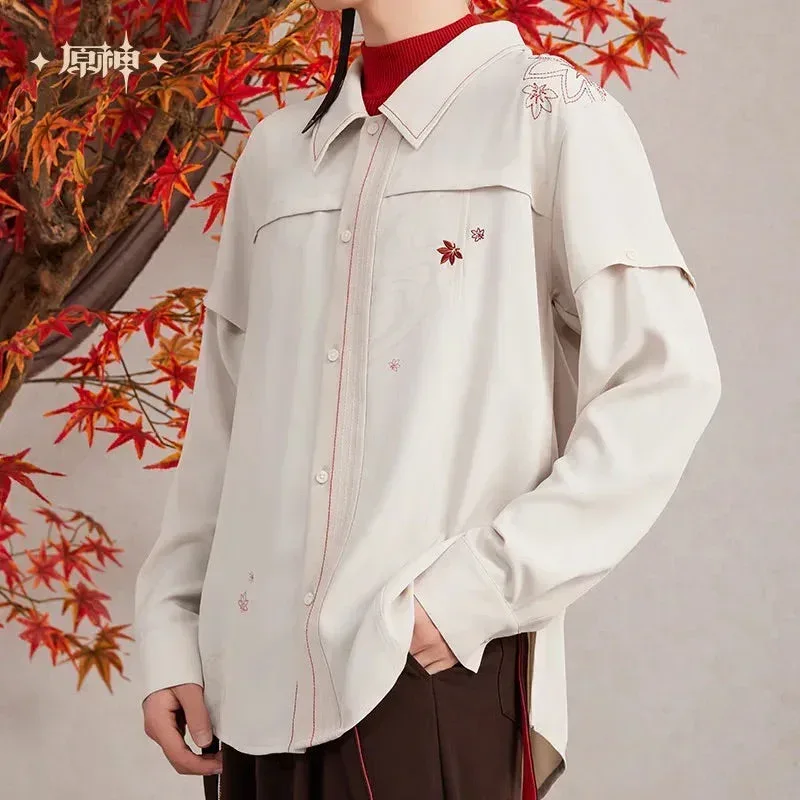 Genshin Impact Kaedehara Kazuha Theme Impression Series Long-sleeved Shirt - Image 5