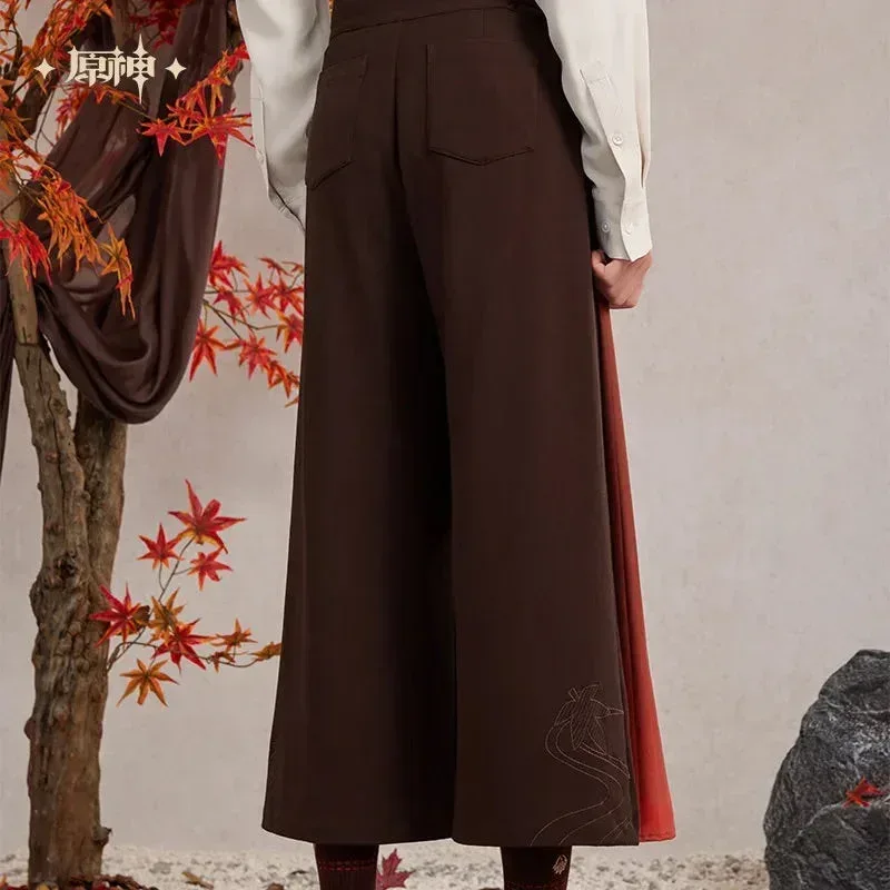 Genshin Impact Kaedehara Kazuha Theme Impression Series Wide-leg Overalls - Image 5