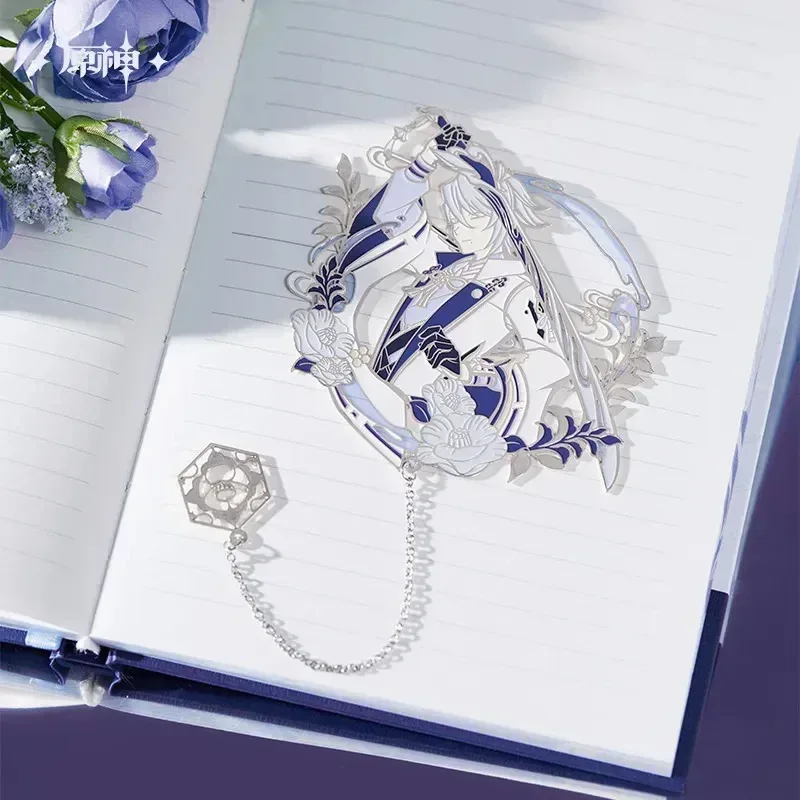 Genshin Impact Kamisato Ayato Theme Impression Series Notebook Bookmark Gift Box - Image 3