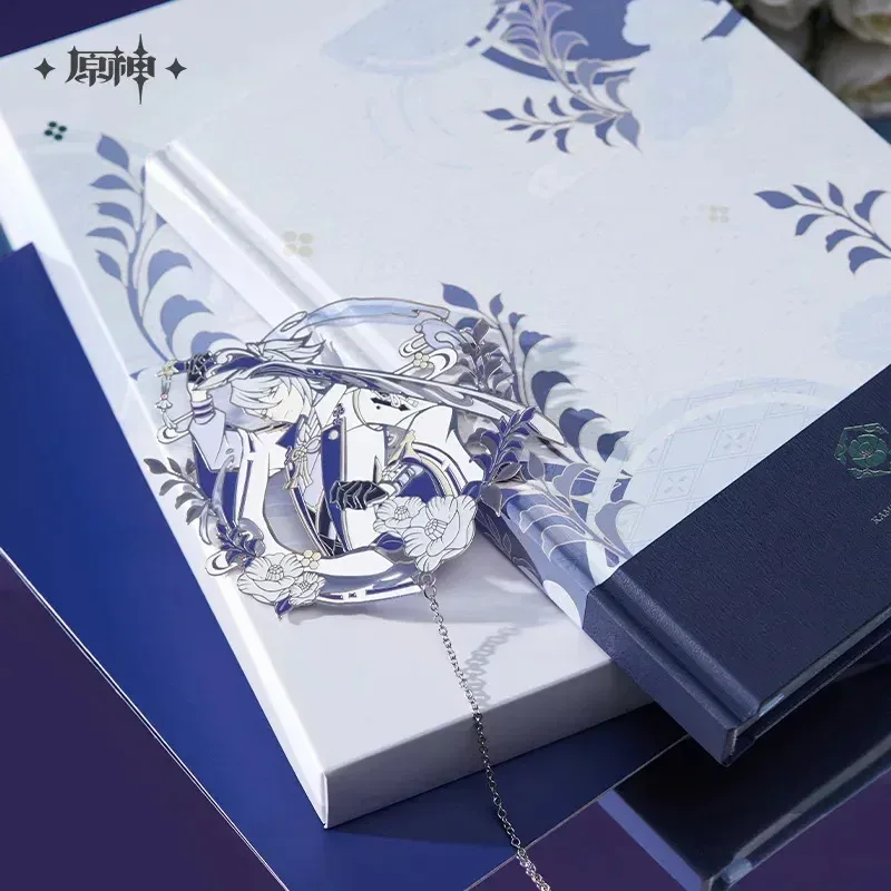Genshin Impact Kamisato Ayato Theme Impression Series Notebook Bookmark Gift Box - Image 4