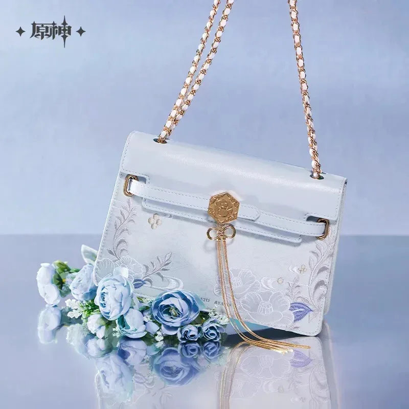 Genshin Impact Kamisato Ayato Theme Impression Series Tassel Chain Bag - Image 3