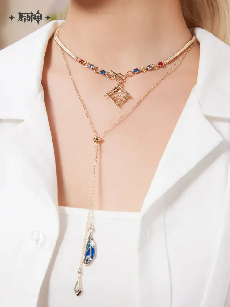 Genshin Impact Kaveh Impression Theme Series Necklace/ Ear Clip - Image 5