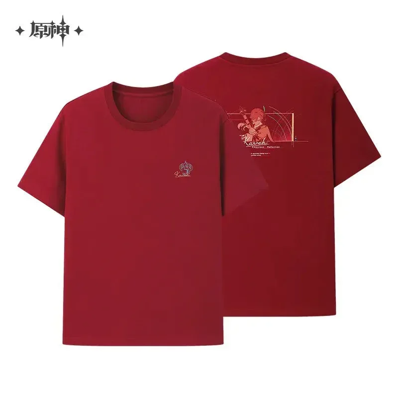 Genshin Impact Kaveh Impression Theme Series T-shirt - Image 6