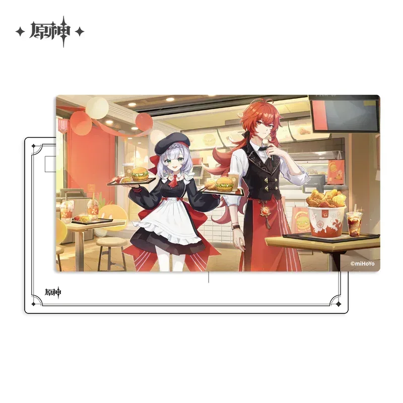 Genshin Impact KFC Otherworldly Search Series Postcard (Not For Sale) - Image 2