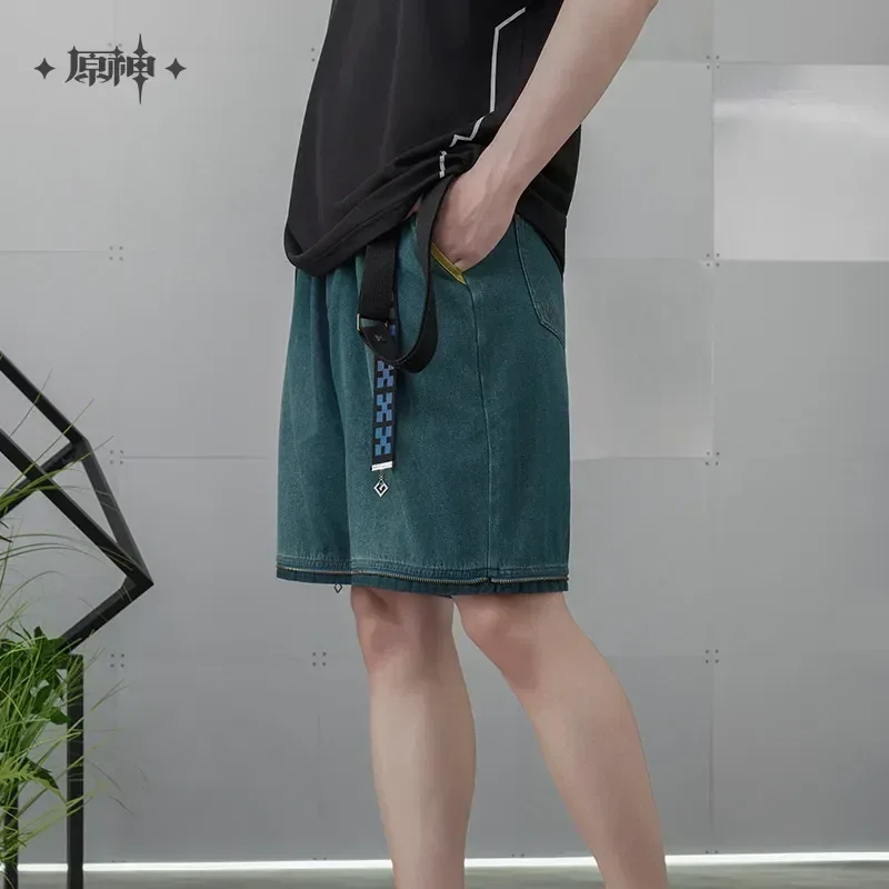 Genshin Impact Kinich Theme Impression Series Detachable Work Jeans - Image 3