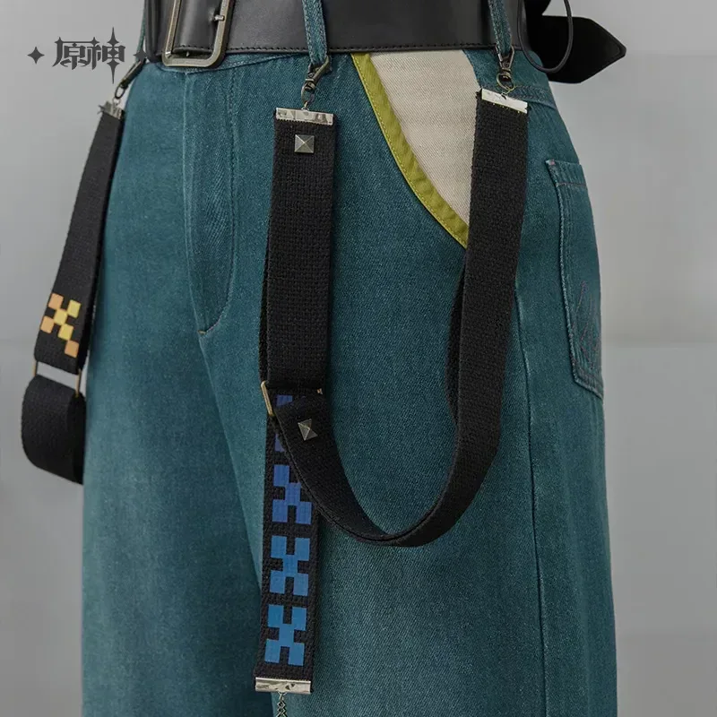Genshin Impact Kinich Theme Impression Series Detachable Work Jeans - Image 4