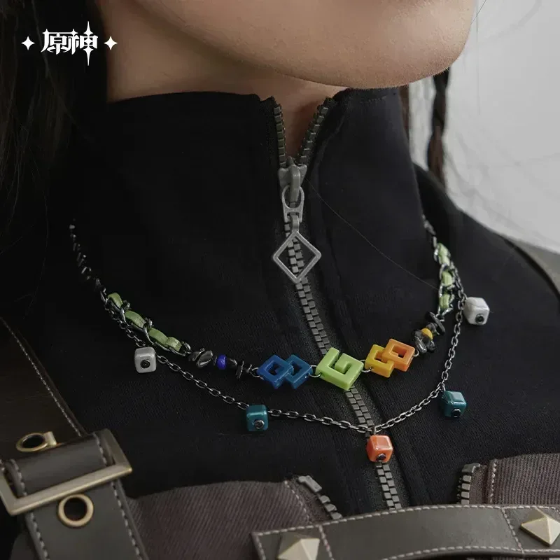 Genshin Impact Kinich Theme Impression Series Double Layer Short Necklace - Image 2