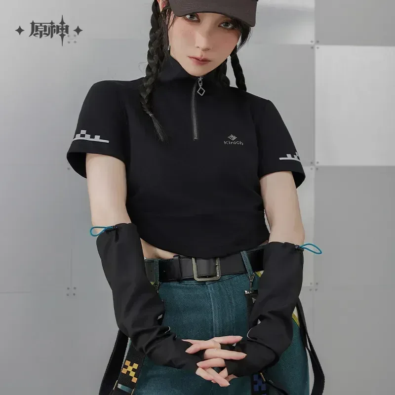 Genshin Impact Kinich Theme Impression Series Half Zip Sleeve T-shirt - Image 3