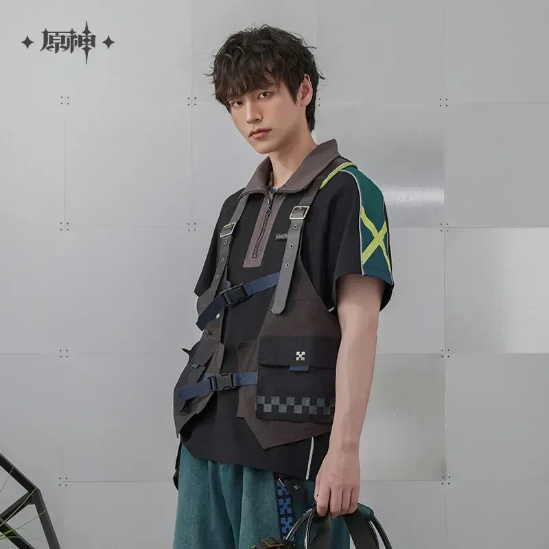 Genshin Impact Kinich Theme Impression Series Short Sleeved POLO Shirt - Image 3