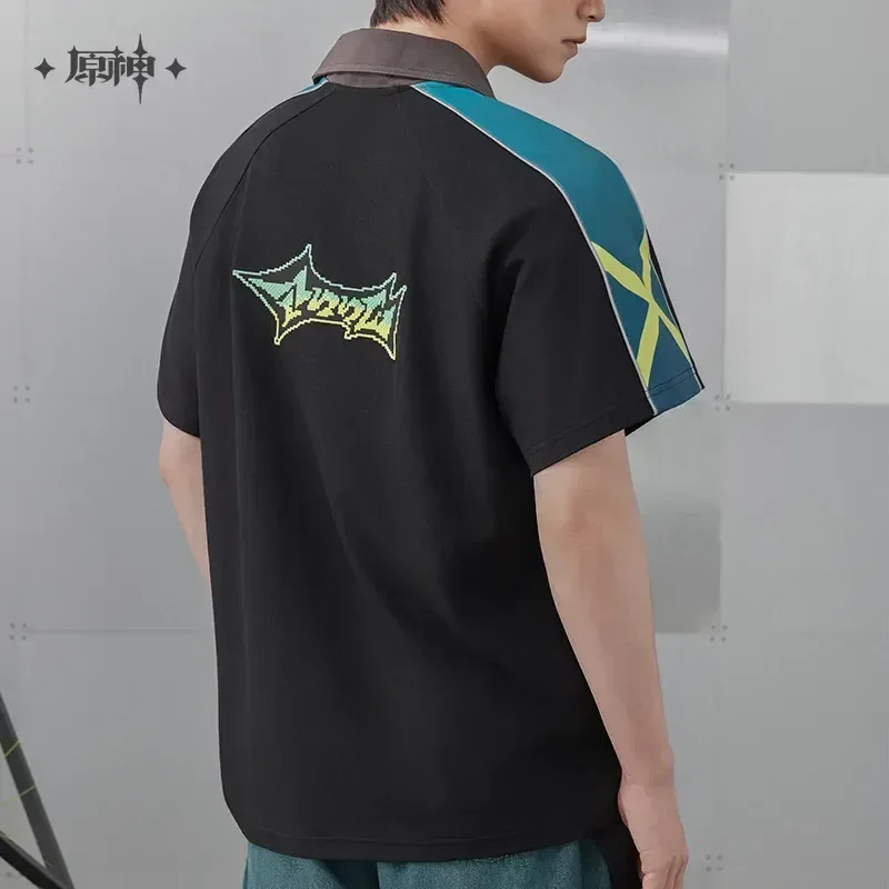 Genshin Impact Kinich Theme Impression Series Short Sleeved POLO Shirt - Image 4