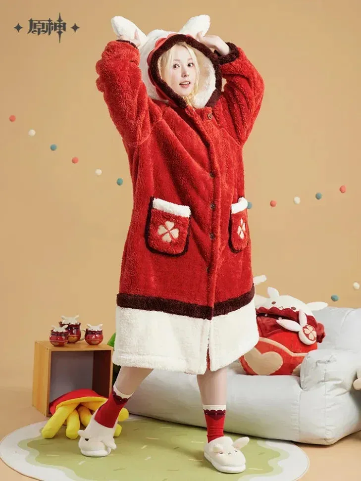 Genshin Impact Klee Theme Impression Series Home Dressing Gown/ Slippers - Image 7