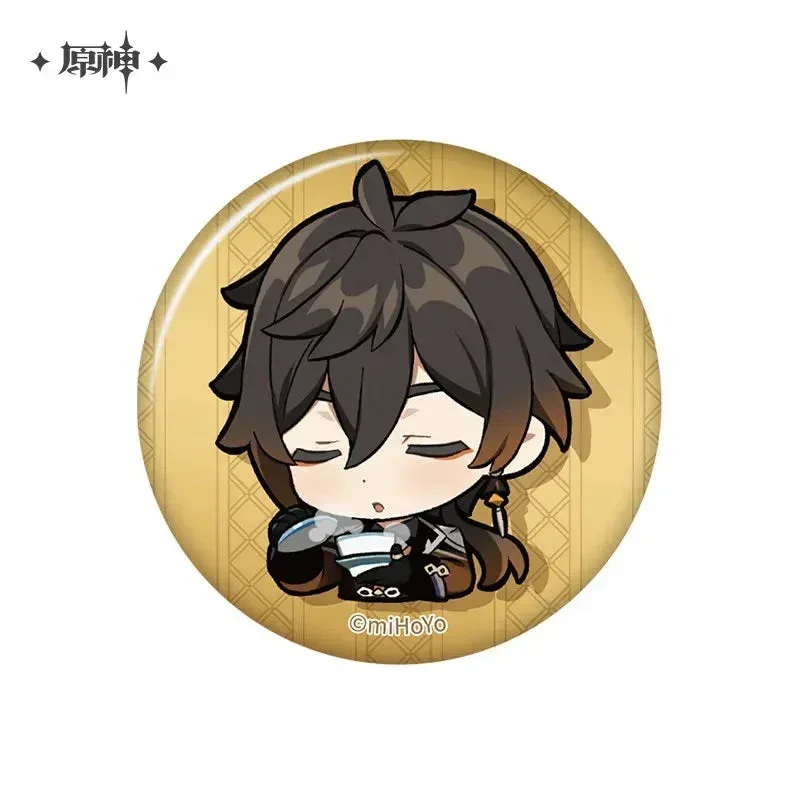Genshin Impact Liyue Chibi Emojis Series Badge - Image 12