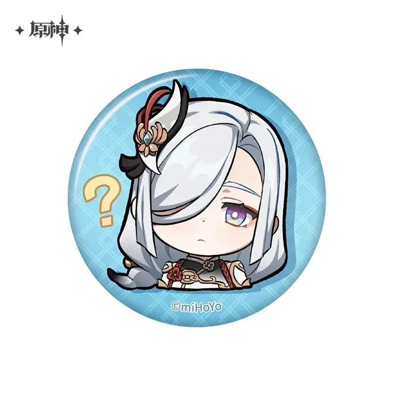 Genshin Impact Liyue Chibi Emojis Series Badge - Image 13