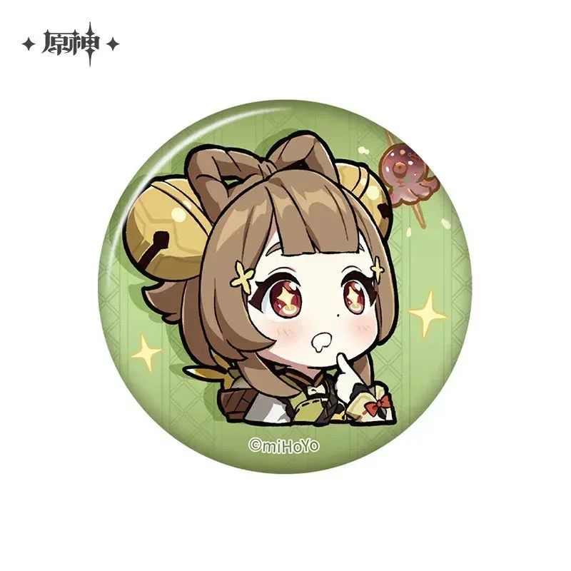 Genshin Impact Liyue Chibi Emojis Series Badge - Image 3