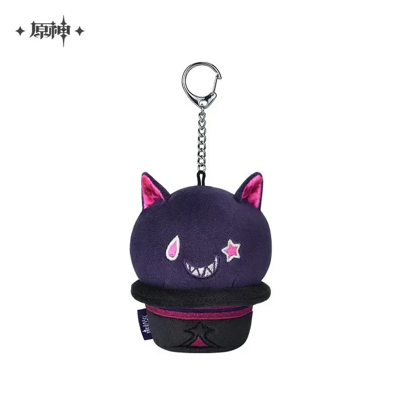 Genshin Impact Magic Show Series Lyney Weird Smile Fun Toys Hat Hat Cat Slow Rebound Plush Keychain - Image 6