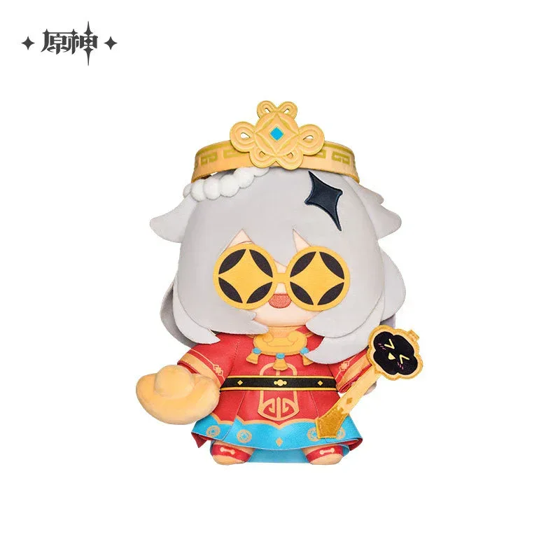 Genshin Impact Mini Wealth God Series Paimon Plush Toy - Image 5