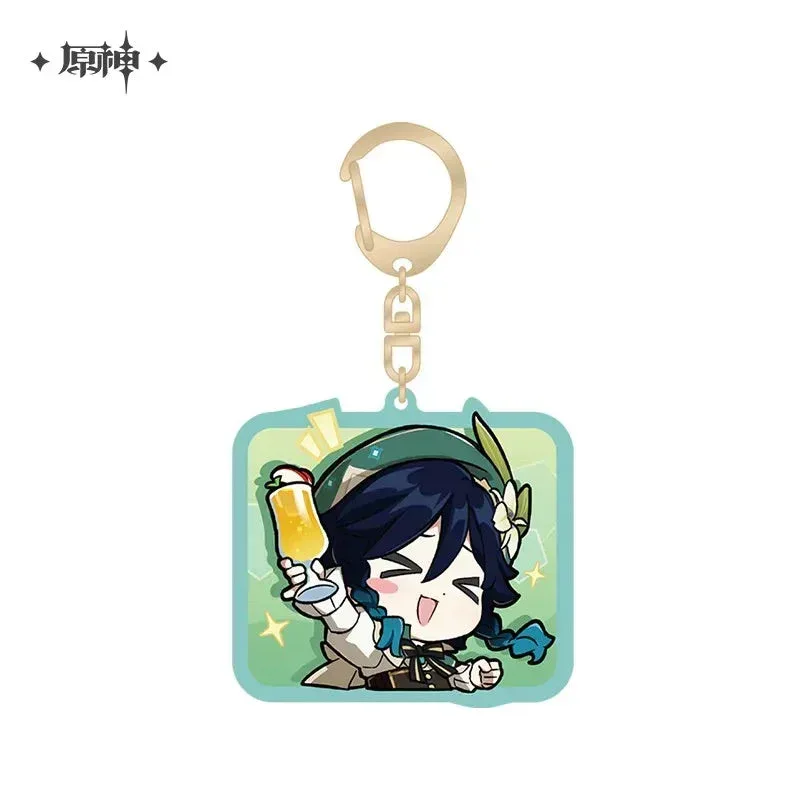 Genshin Impact Mondstadt Chibi Emojis Series Keychain - Image 7