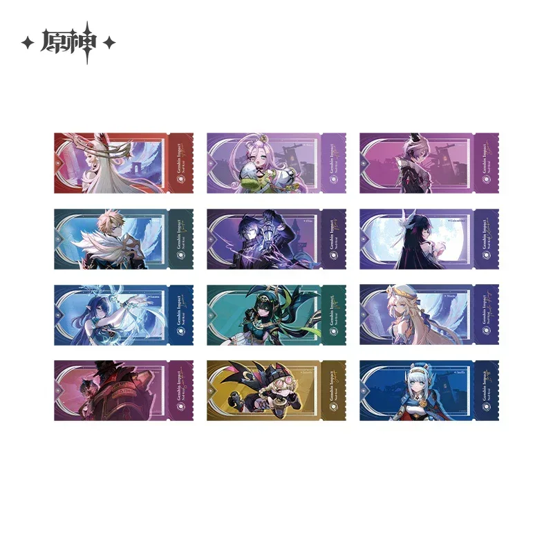 Genshin Impact Moonlit Ballad of the Night Series Laser Ticket Mystery Box