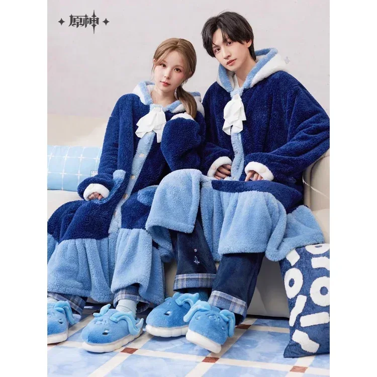 Genshin Impact Neuvillette Theme Impression Series Home Pajamas (With Eye Mask) - Image 2