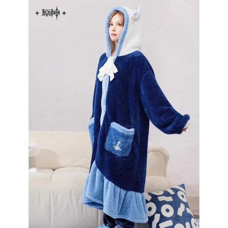 Genshin Impact Neuvillette Theme Impression Series Home Pajamas (With Eye Mask) - Image 4